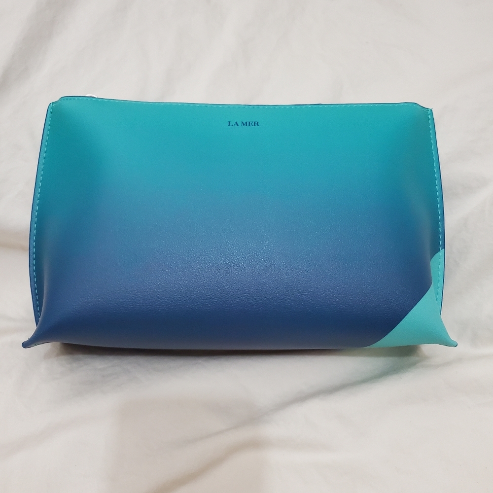 Large la mer makeup bag